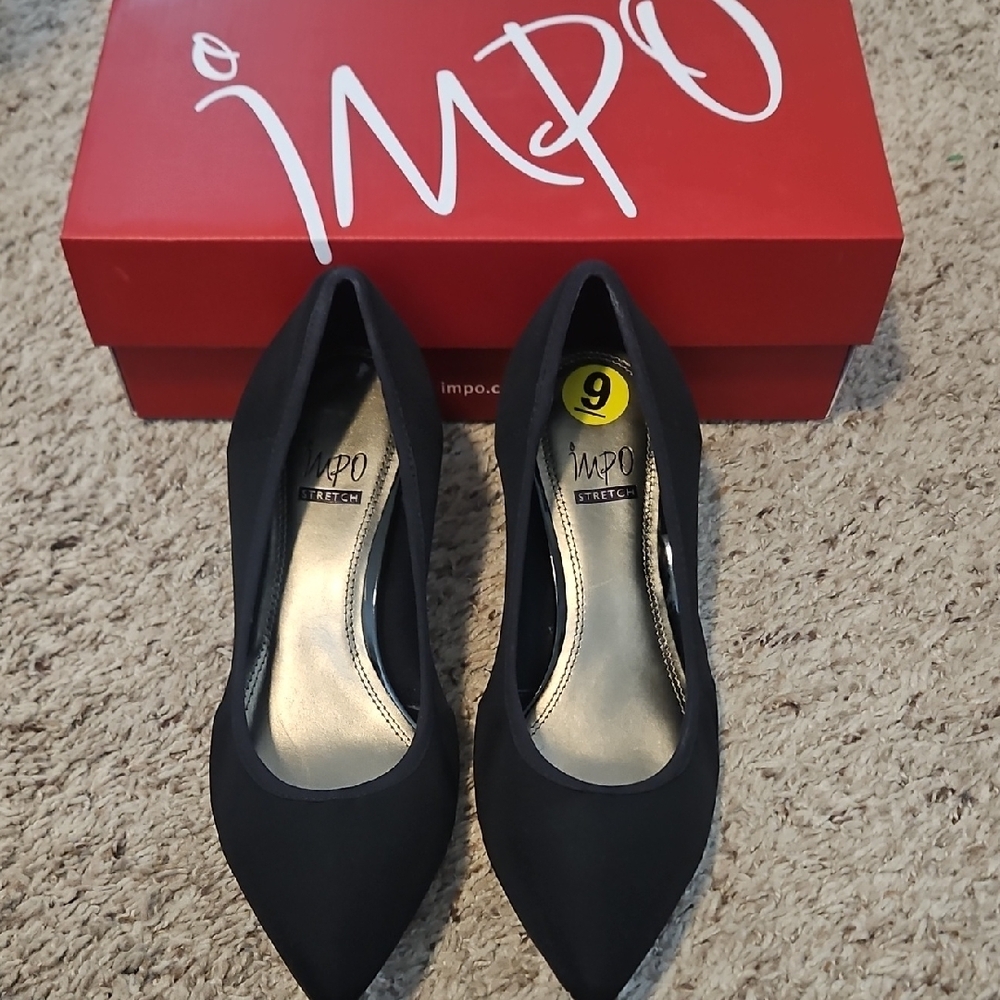 Impo Women's Black Pumps 2 Inch Heel